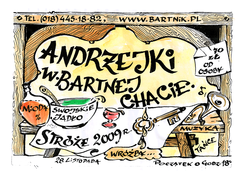 Andrzejki w&nbsp;Bartnej Chacie