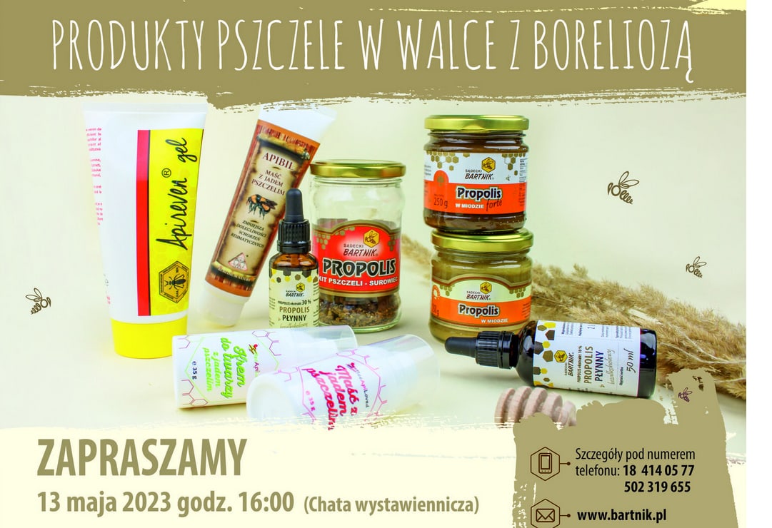 Produkty pszczele w walce z boreliozą