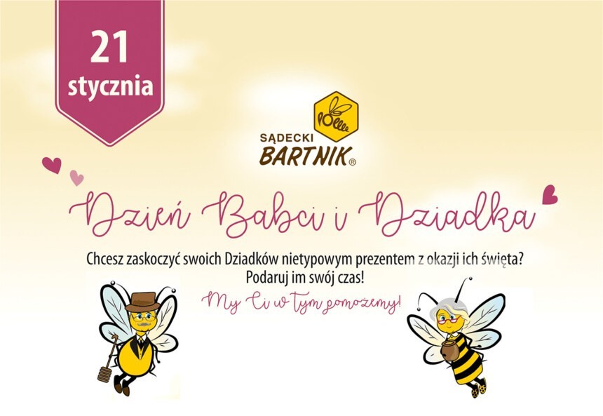 Zapraszamy na&nbsp;słodki Dzień Babci i&nbsp;Dziadka!
