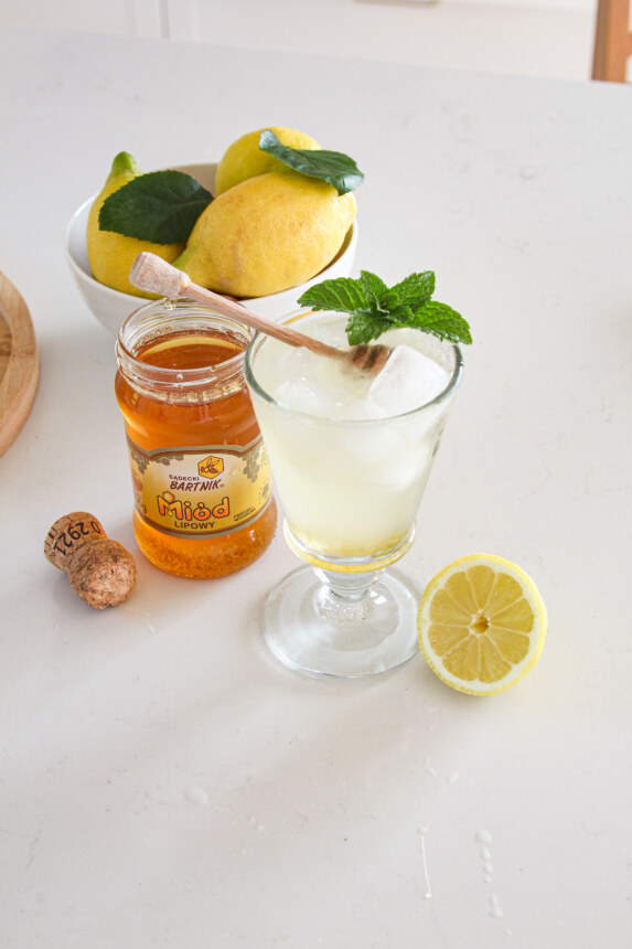 Limoncello Spritz z miodem lipowym